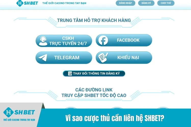 Liên Hệ SHBET - Phương Thức Hỗ Trợ Nhanh Chóng Cho Bet Thủ