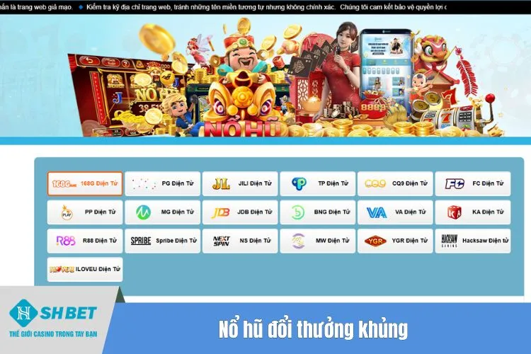 Nổ hũ đổi thưởng khủng