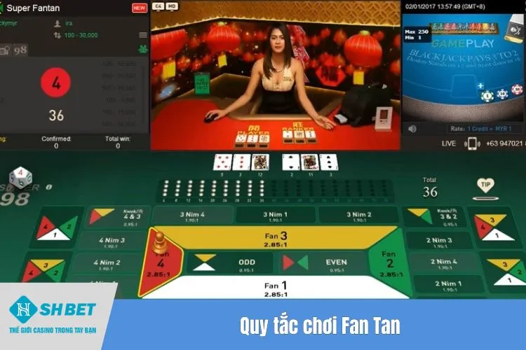 Quy tắc chơi Fan Tan