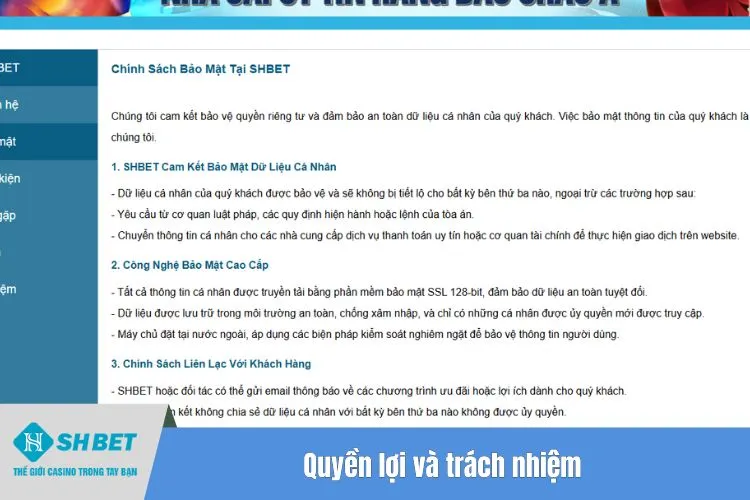 Quyền lợi và trách nhiệm