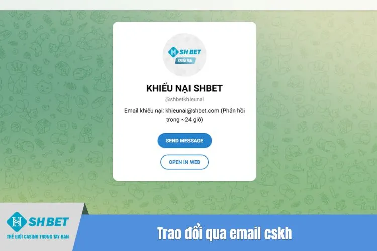 Trao đổi qua email cskh